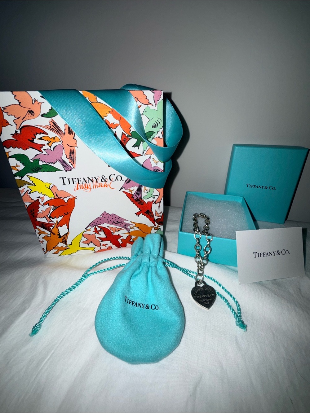 Tiffany & Co. Return to Tiffany Heart Tag Bracelet 7”